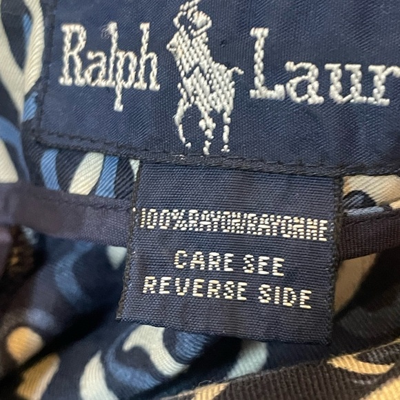 Ralph Lauren Polo Midi Geometric Equestrian Print Skirt - Picture 4 of 12